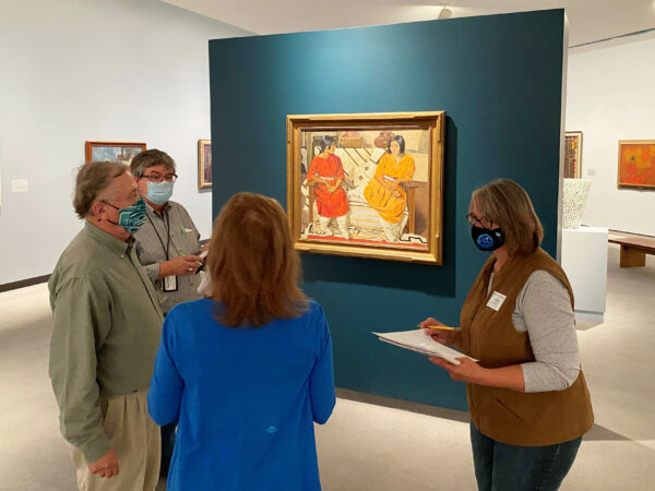 Group of adults in the gallery