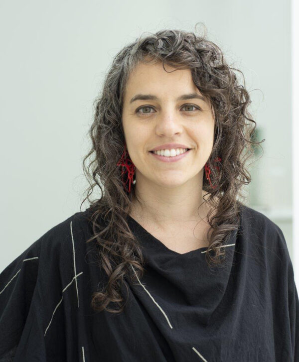 Photo of a woman wearing black